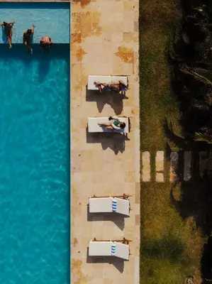A piscina em ou perto de Vila Tao