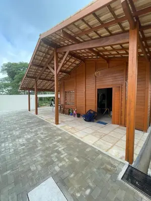 A planta de Casa de Madeira 700 Serra Meruoca