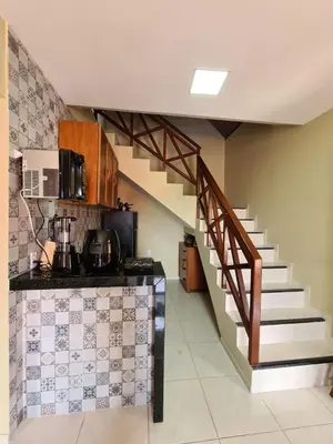 A cozinha ou kitchenette de Chalé Kalmaria