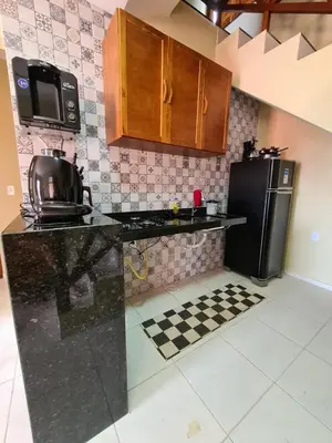 A cozinha ou kitchenette de Chalé Kalmaria