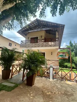 O edifício onde a casa de férias está situado