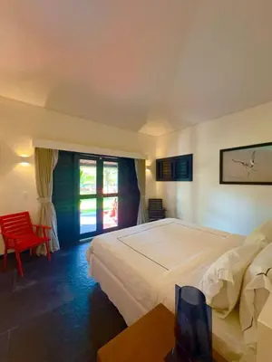 Uma cama ou camas num quarto em Casa da Ponta