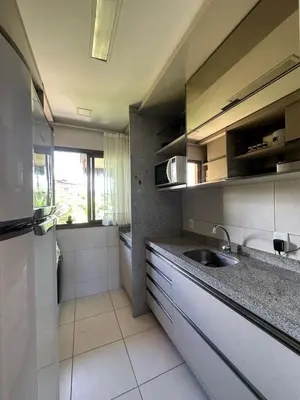 A cozinha ou kitchenette de Bangalô frente ao mar Vg Sun Cumbuco