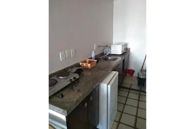 A cozinha ou kitchenette de Flat Golden Beira Mar 557