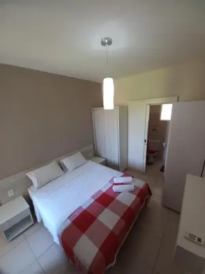 Uma cama ou camas num quarto em Cumbuco Residence - Beach