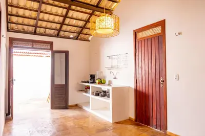 A cozinha ou kitchenette de Refugios Parajuru - Casa Pequena