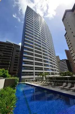 A piscina em ou perto de Apartamento a 50m da Beira Mar