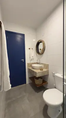 Uma casa de banho em Boulevard Pousada Boutique