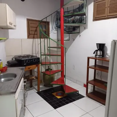 A cozinha ou kitchenette de Pousada PETIT CHALET Canoa Quebrada
