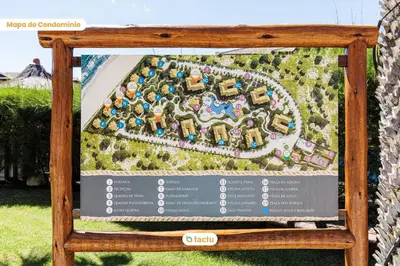 A planta de Bangalô vista mar VG Sun Cumbuco por Tactu