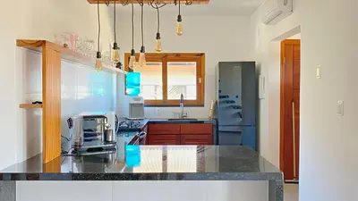 Uma área de estar em Dream Beach Cumbuco Superior Oceanfront Apartments